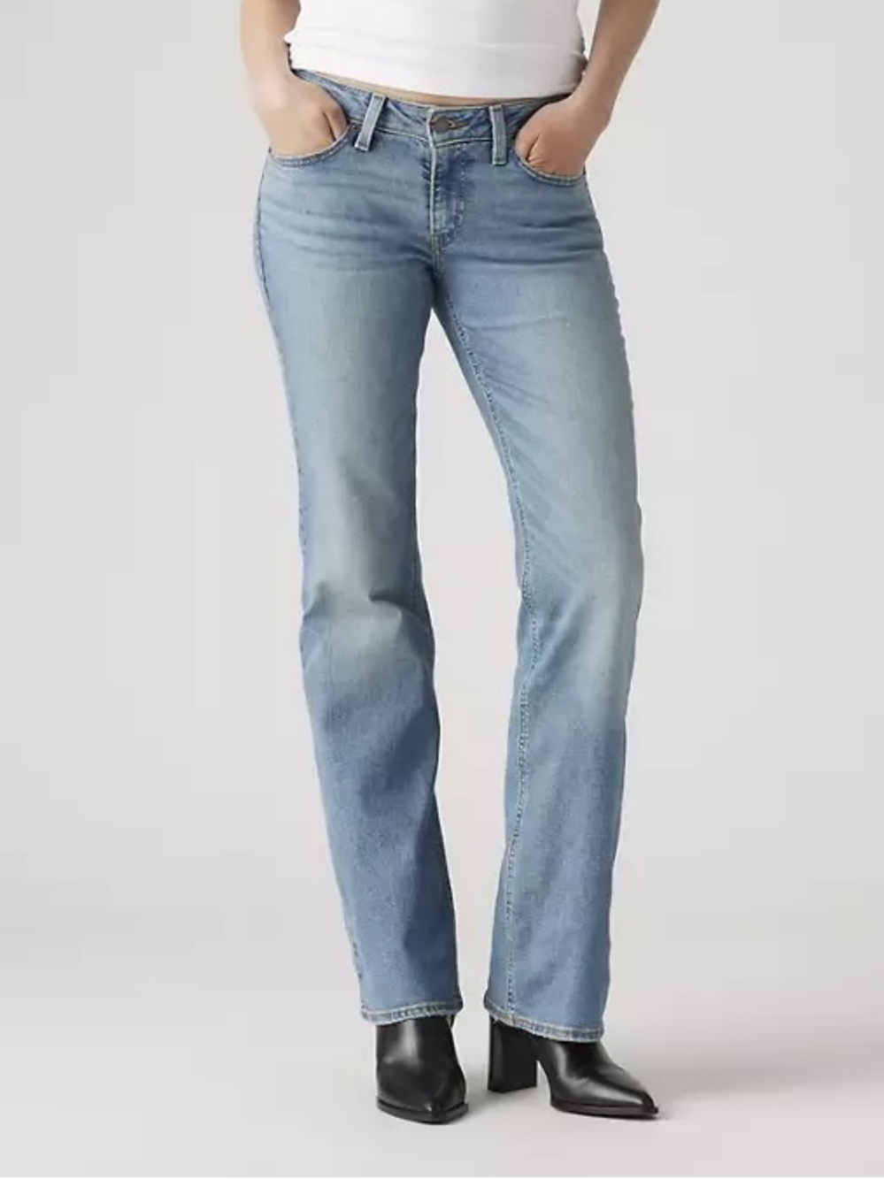 Levi’s Stretch Low Rise Bootcut Blue Jeans